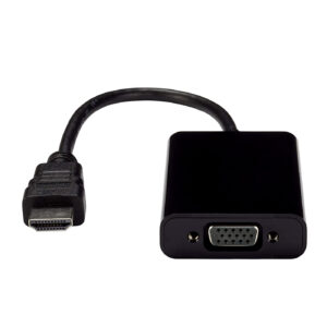 HDMI to VGA Adapter Video Converter 1080P With 3.5mm Audio Power Micro USB Cable