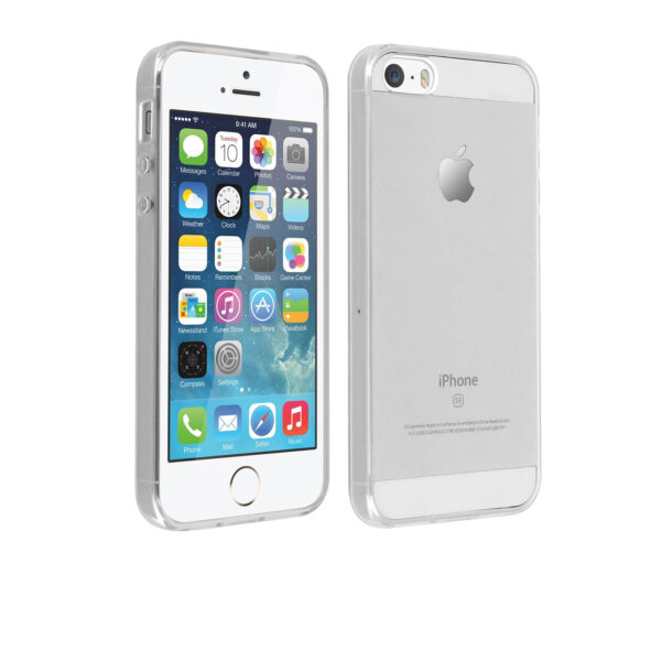 iPhone 5 - 5s Soft TPU Clear Transparent Silicone Gel Case Cover