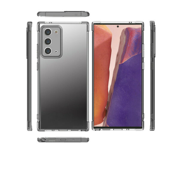Samsung Galaxy Note 20 Shockproof Bumper Case Heavy Duty Clear TPU Gel Cover