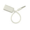 3.5mm White Double Earphone Headphone Y Splitter Cable Cord Adapter Jack Plug UK