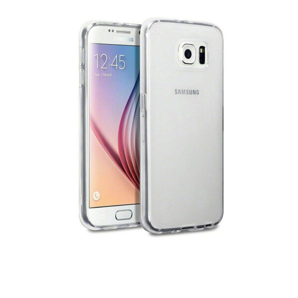 Samsung Galaxy S6 Edge Case Cover Protective Transparent Crystal Clear Soft Gel By Emaxsave