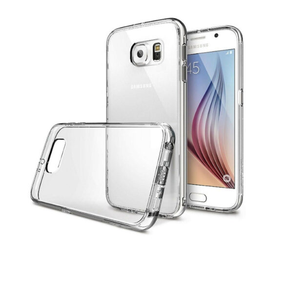 Samsung Galaxy S6 Edge Case Cover Protective Transparent Crystal Clear Soft Gel By Emaxsave