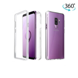 Samsung Galaxy S9 Plus Clear 360 CASE Full body Protective clear transparent By Emaxsave