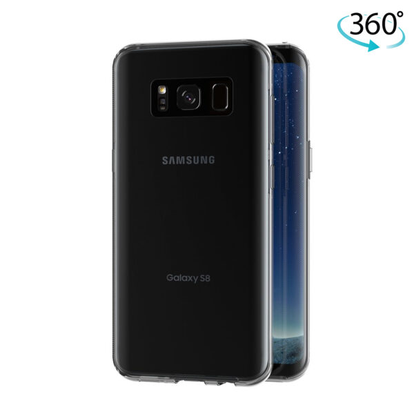 Samsung Galaxy S8 Clear Fully Body 360 Case By Emaxsave