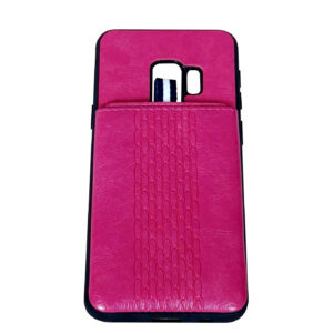Samsung Galaxy S9 Consice and Practical Leather Fashion Case Cover Pink