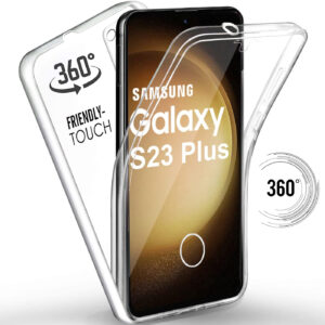 Samsung Galaxy S23 Plus 360 Fully Body Clear Transparent Case Cover Phone Case