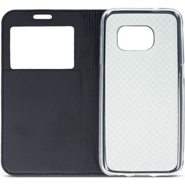 Samsung Galaxy S8 Plus Flip Wallet Window Cover Black By Emaxsave