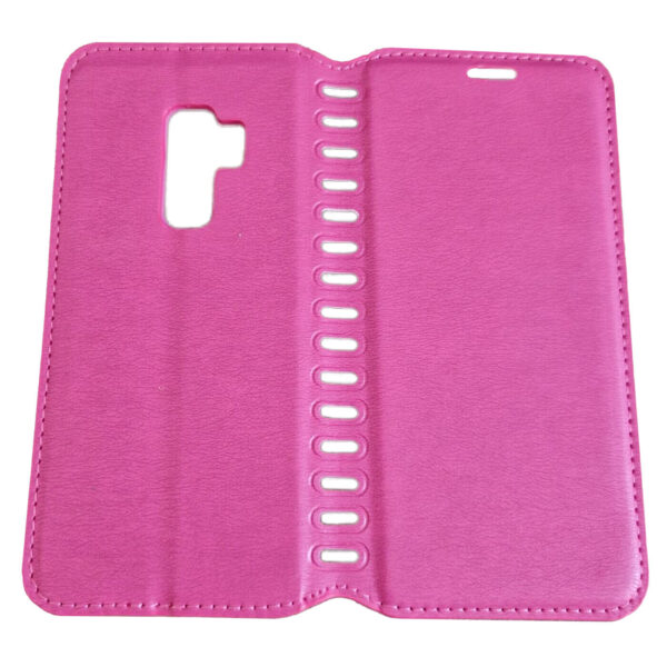 Samsung Galaxy S9 Plus Flip Wallet Leather Case Cover Pink By Emaxsave